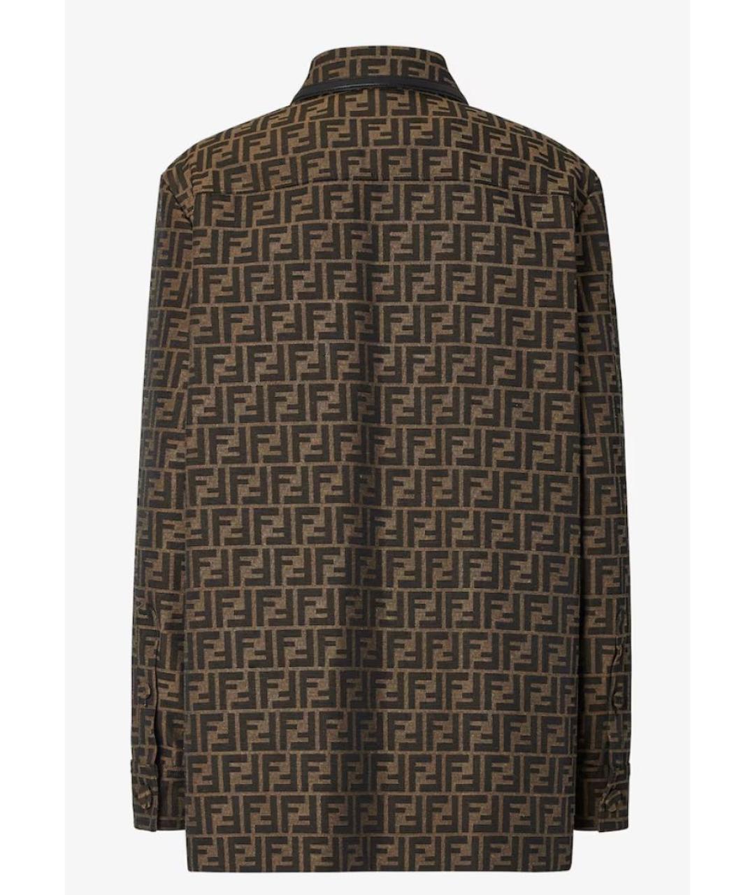 FENDI Коричневая куртка, фото 2