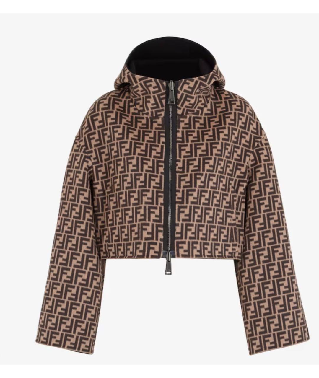FENDI Черная куртка, фото 4