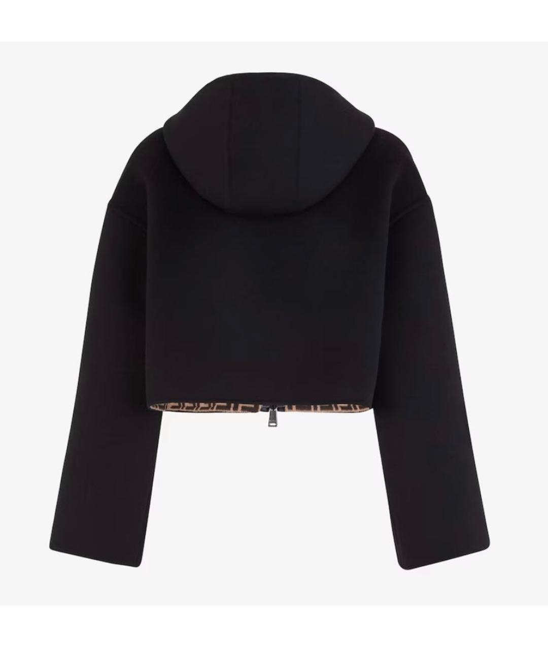 FENDI Черная куртка, фото 2