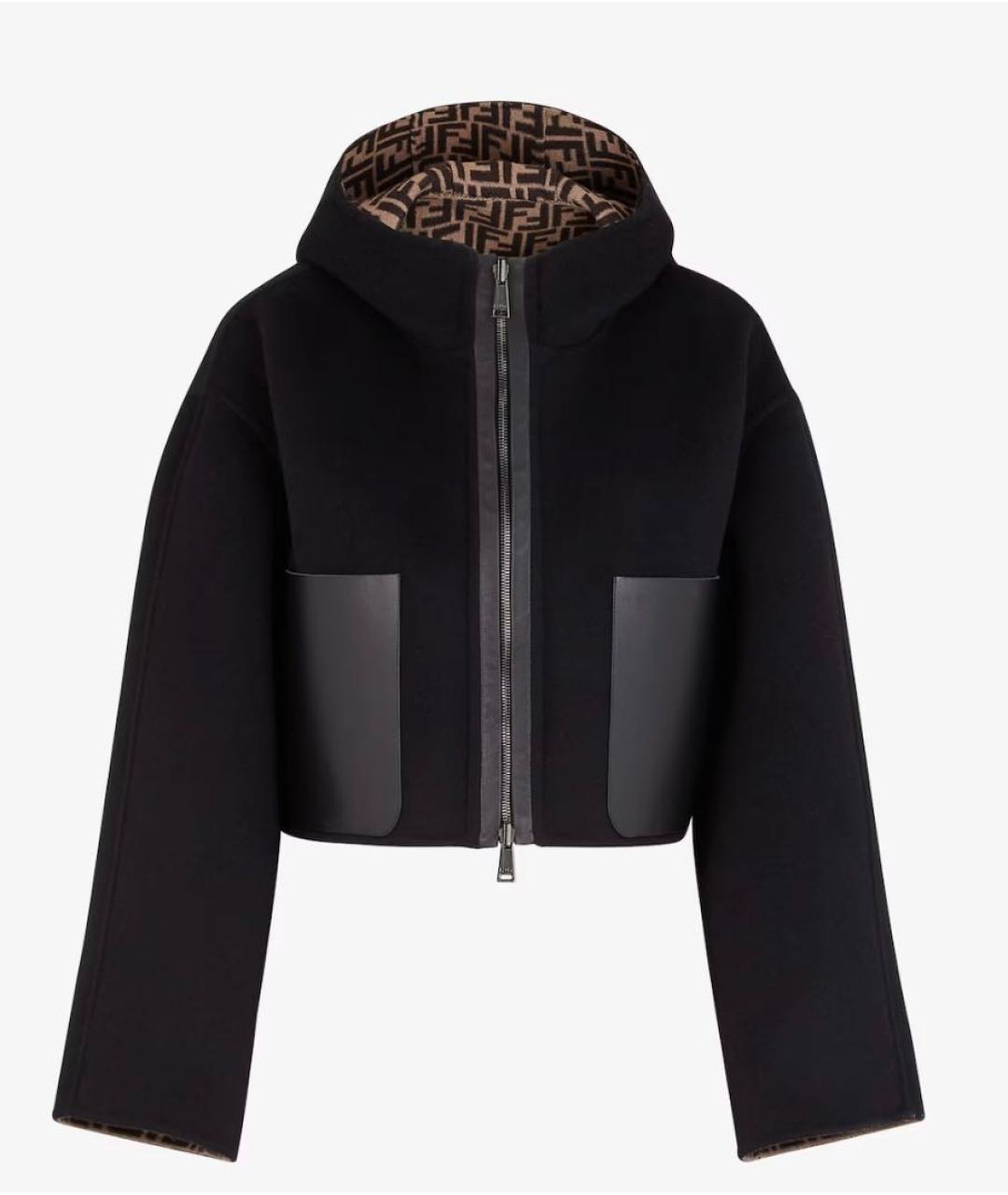 FENDI Черная куртка, фото 6