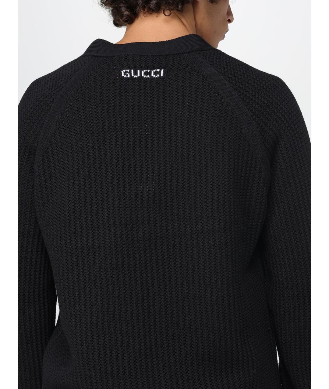 GUCCI Черный кардиган, фото 5