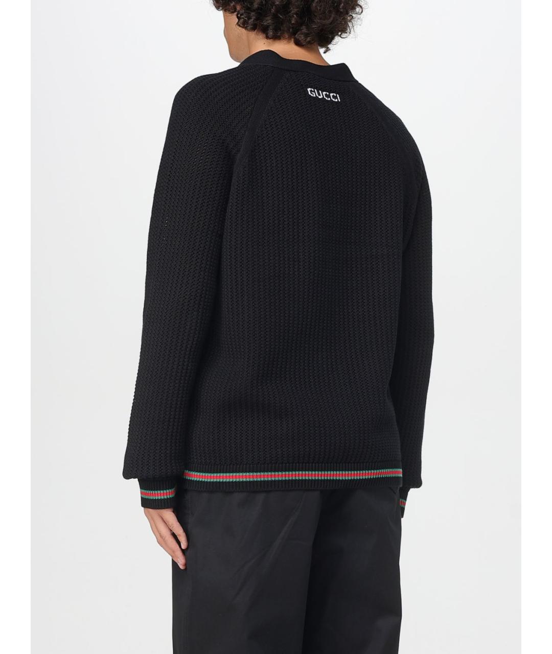 GUCCI Черный кардиган, фото 3