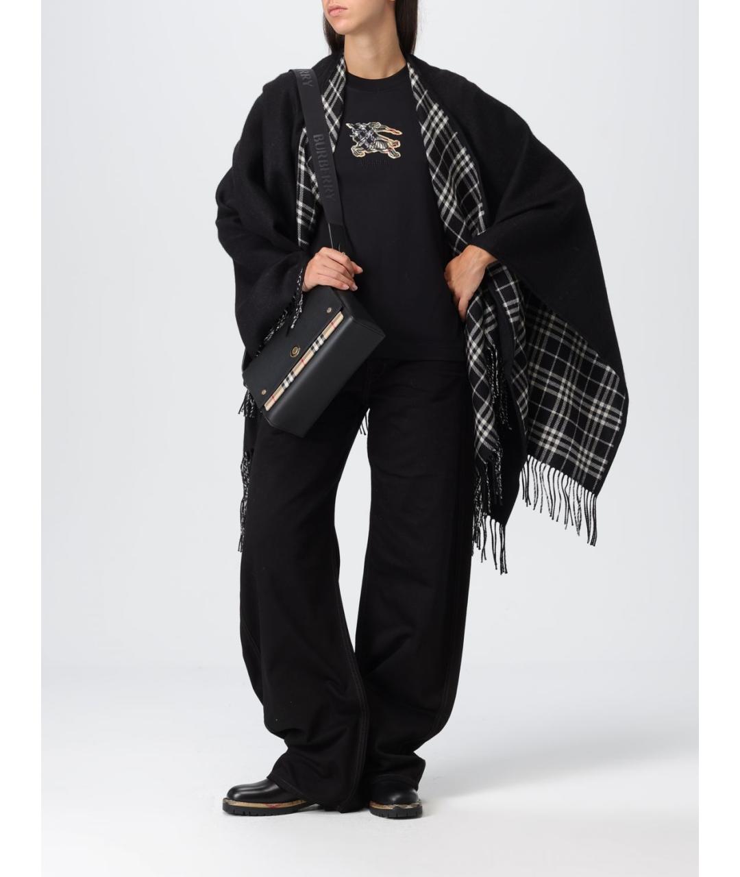 BURBERRY Черная сумка через плечо, фото 2