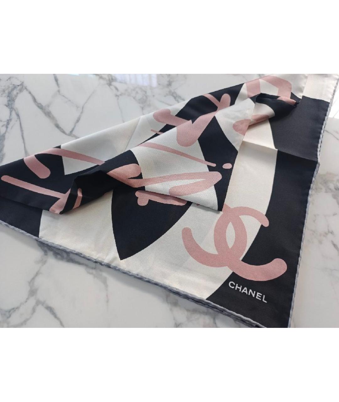 CHANEL Шелковый шарф, фото 8
