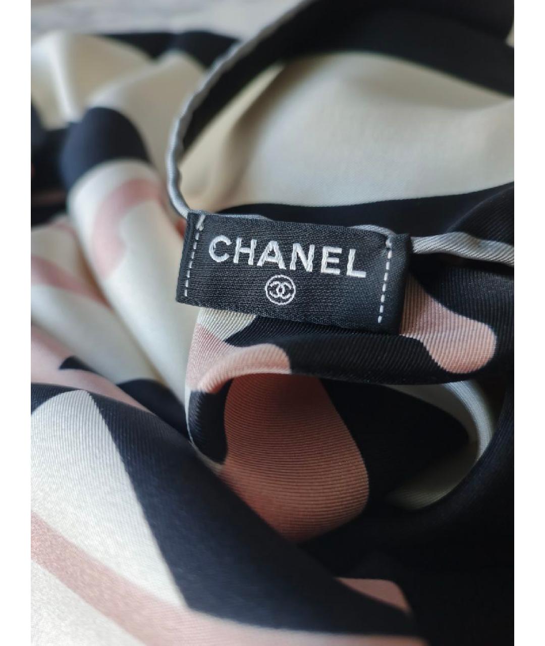 CHANEL Шелковый шарф, фото 3