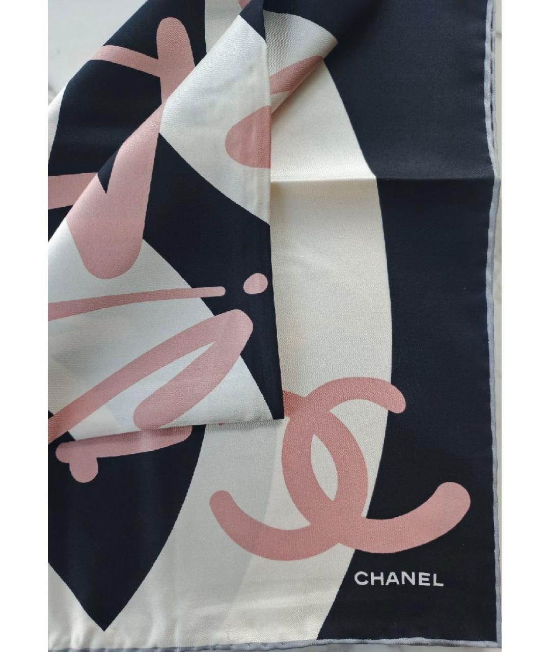 CHANEL Шелковый шарф, фото 2