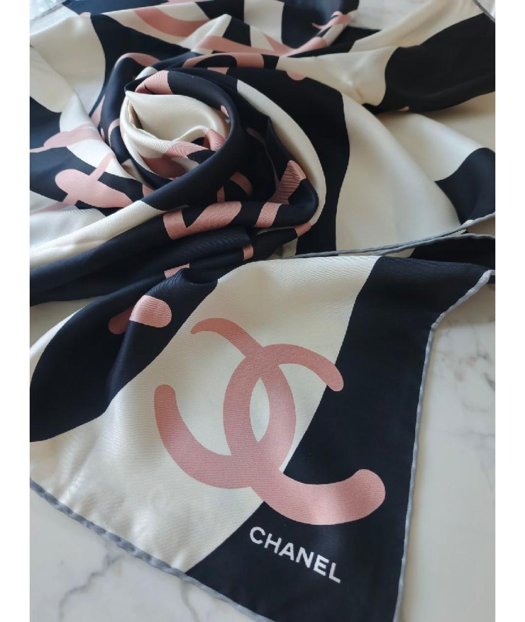 CHANEL Шелковый шарф, фото 5