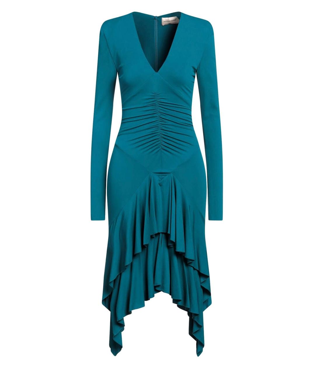 ALEXANDRE VAUTHIER Бирюзовое коктейльное платье, фото 1