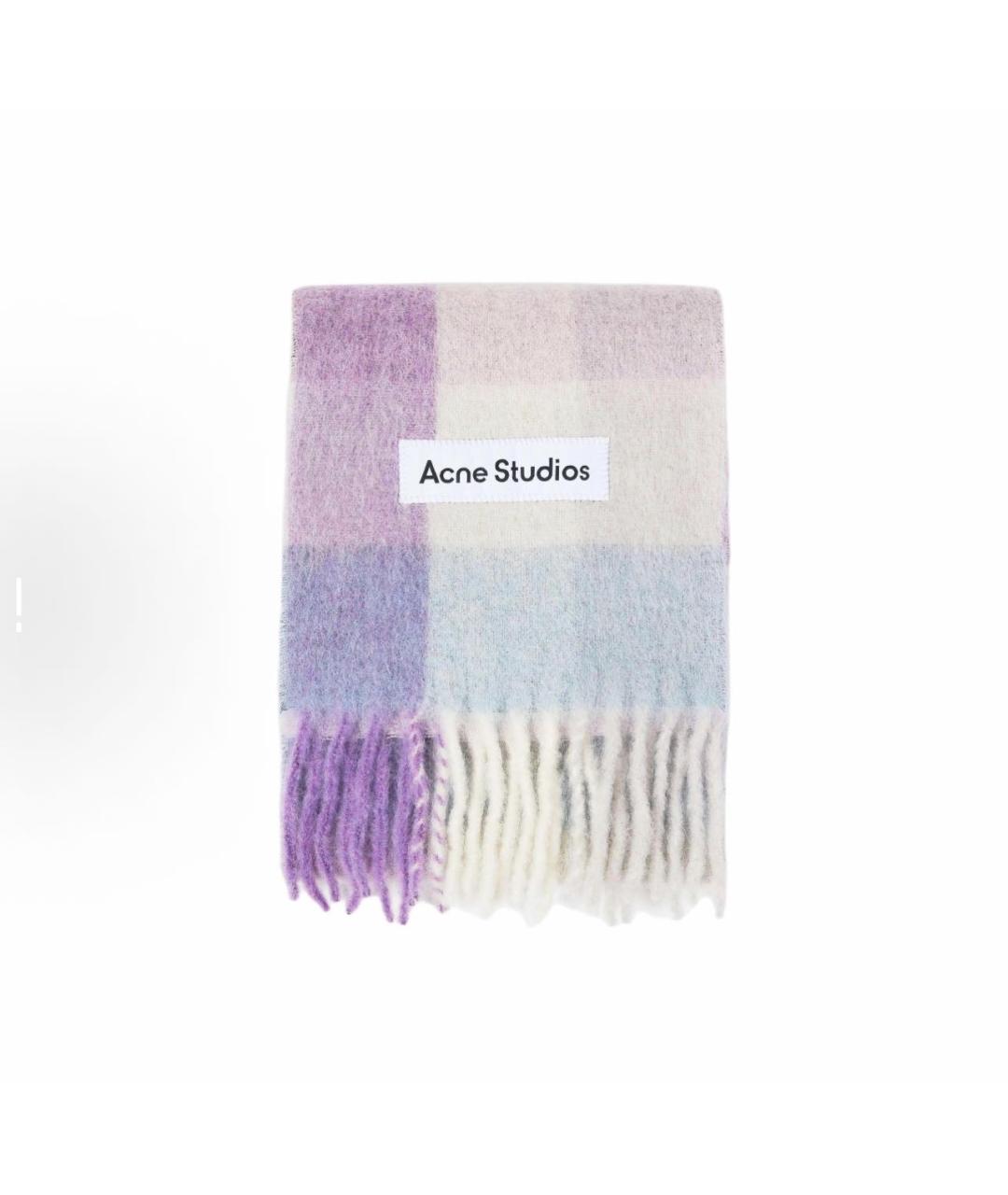 ACNE STUDIOS Фиолетовый шарф, фото 3