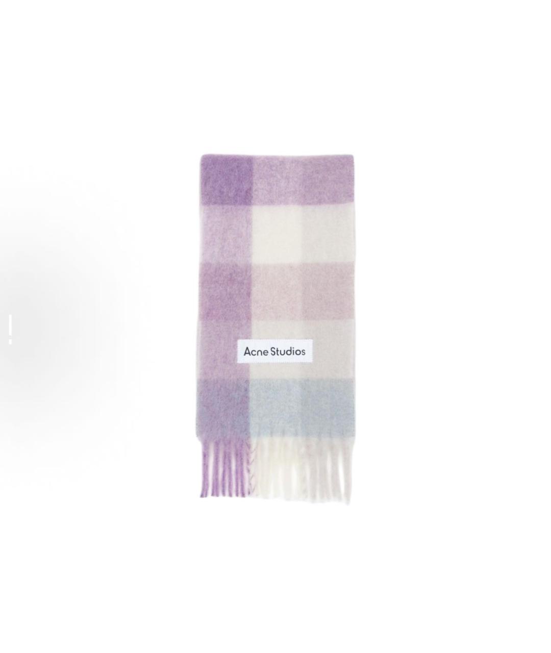 ACNE STUDIOS Фиолетовый шарф, фото 7