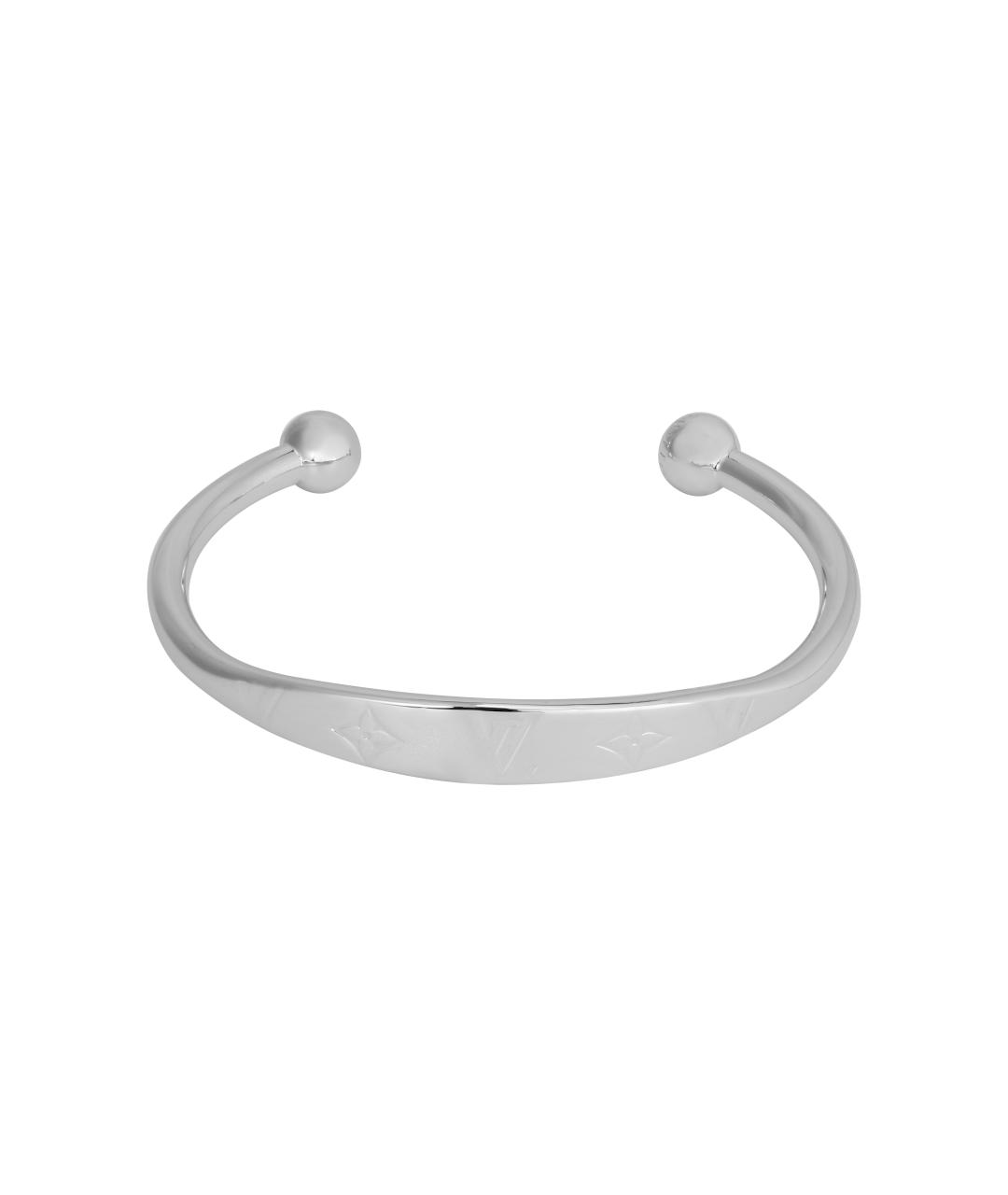 LOUIS VUITTON Серебрянный металлический браслет, фото 2