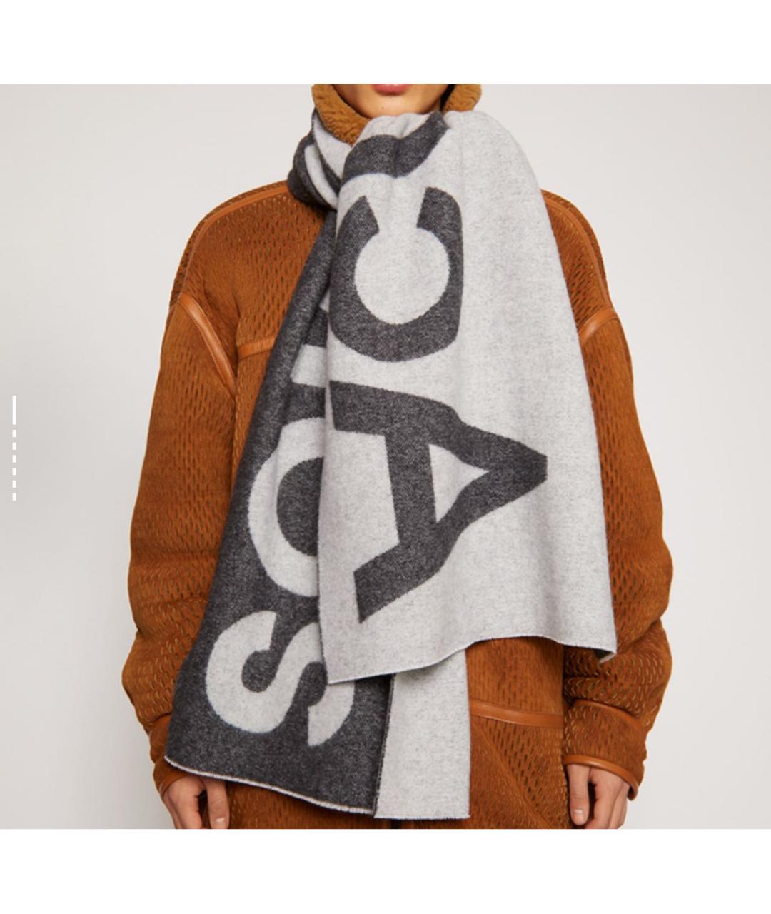 ACNE STUDIOS Черный шарф, фото 3