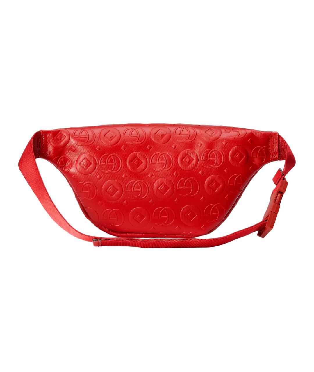 GUCCI Красная кожаная поясная сумка, фото 4
