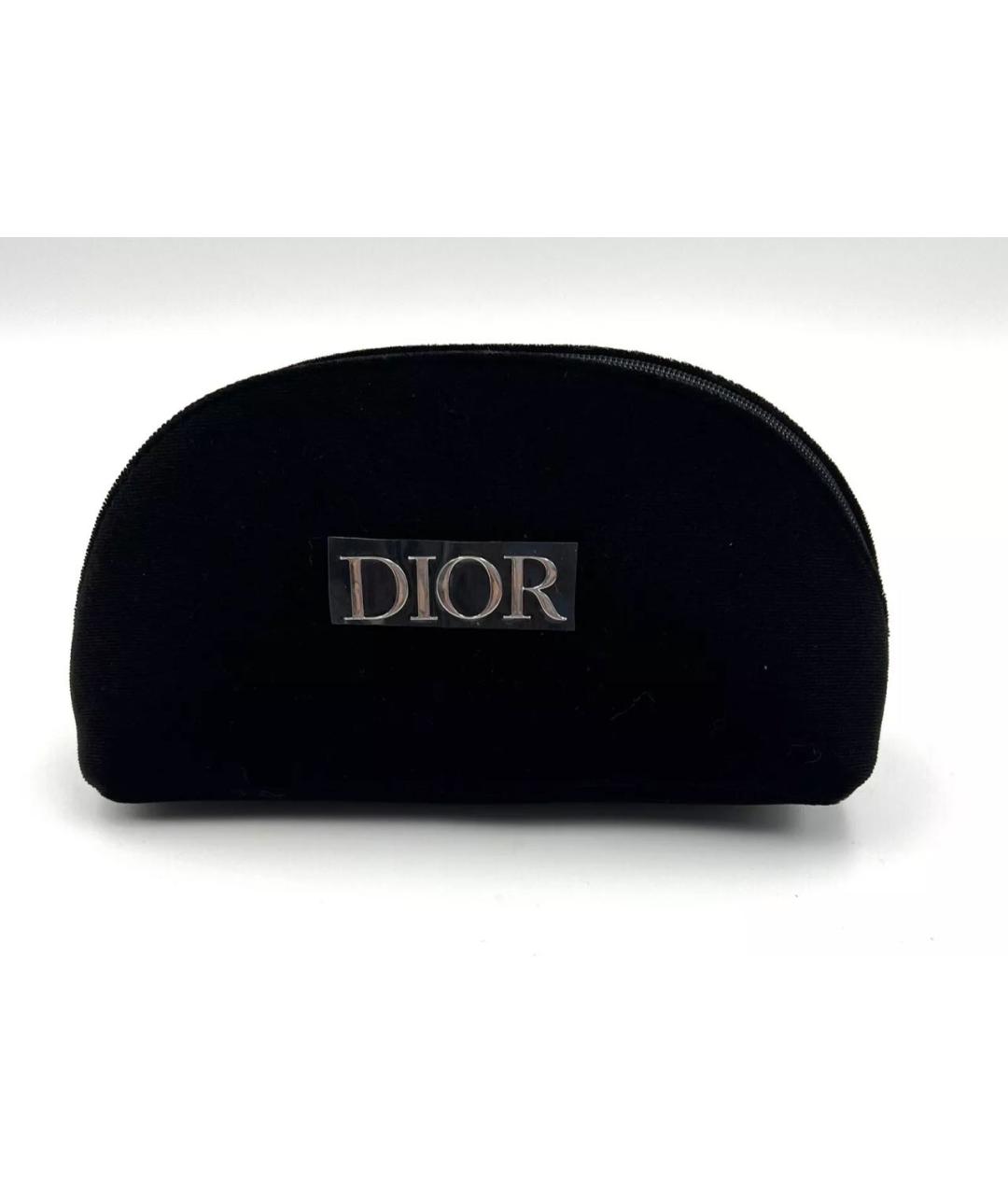 DIOR BEAUTY Черная бархатная косметичка, фото 2