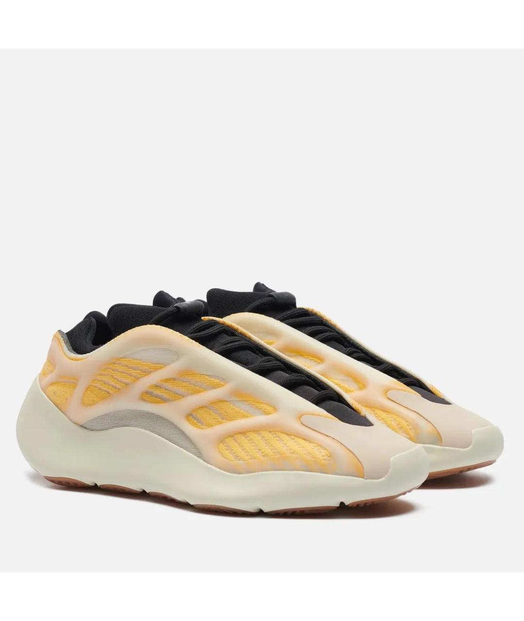 ADIDAS YEEZY Желтые текстильные кроссовки, фото 2
