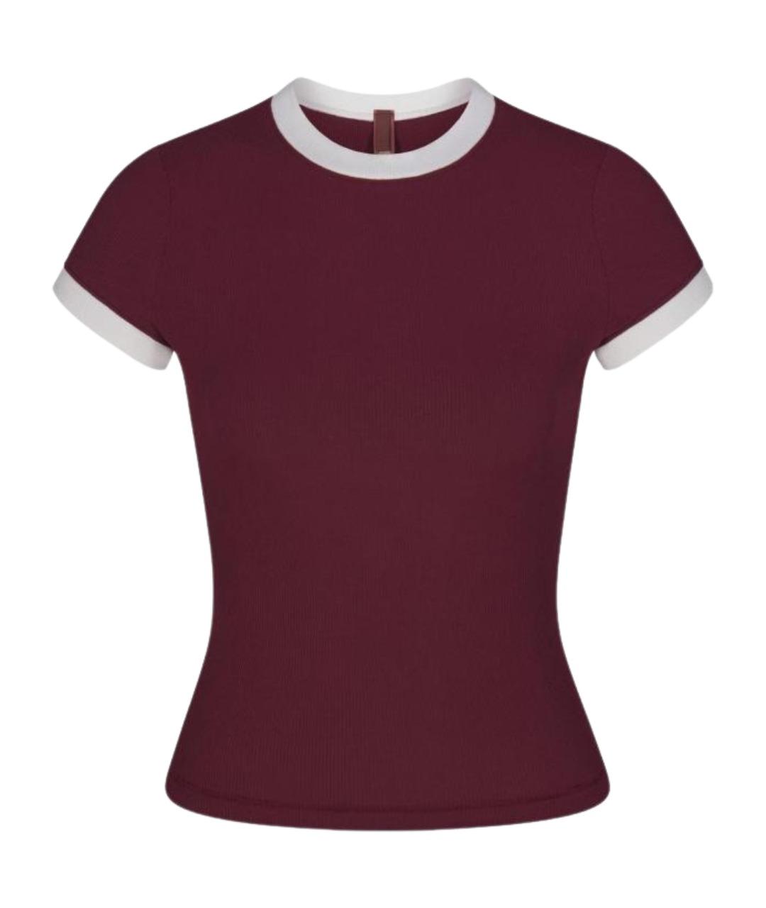 SKIMS Коричневая футболка, фото 1