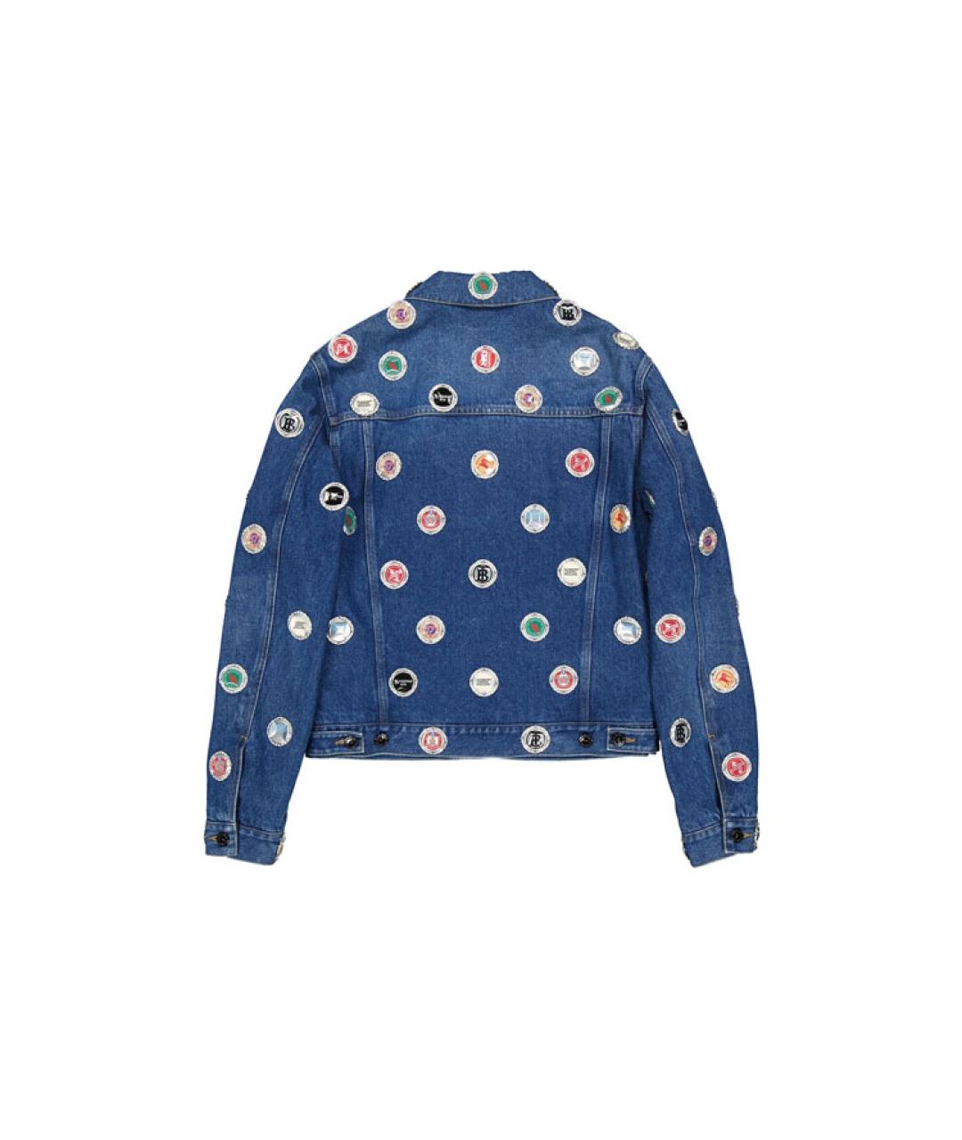 BURBERRY Синяя куртка, фото 2