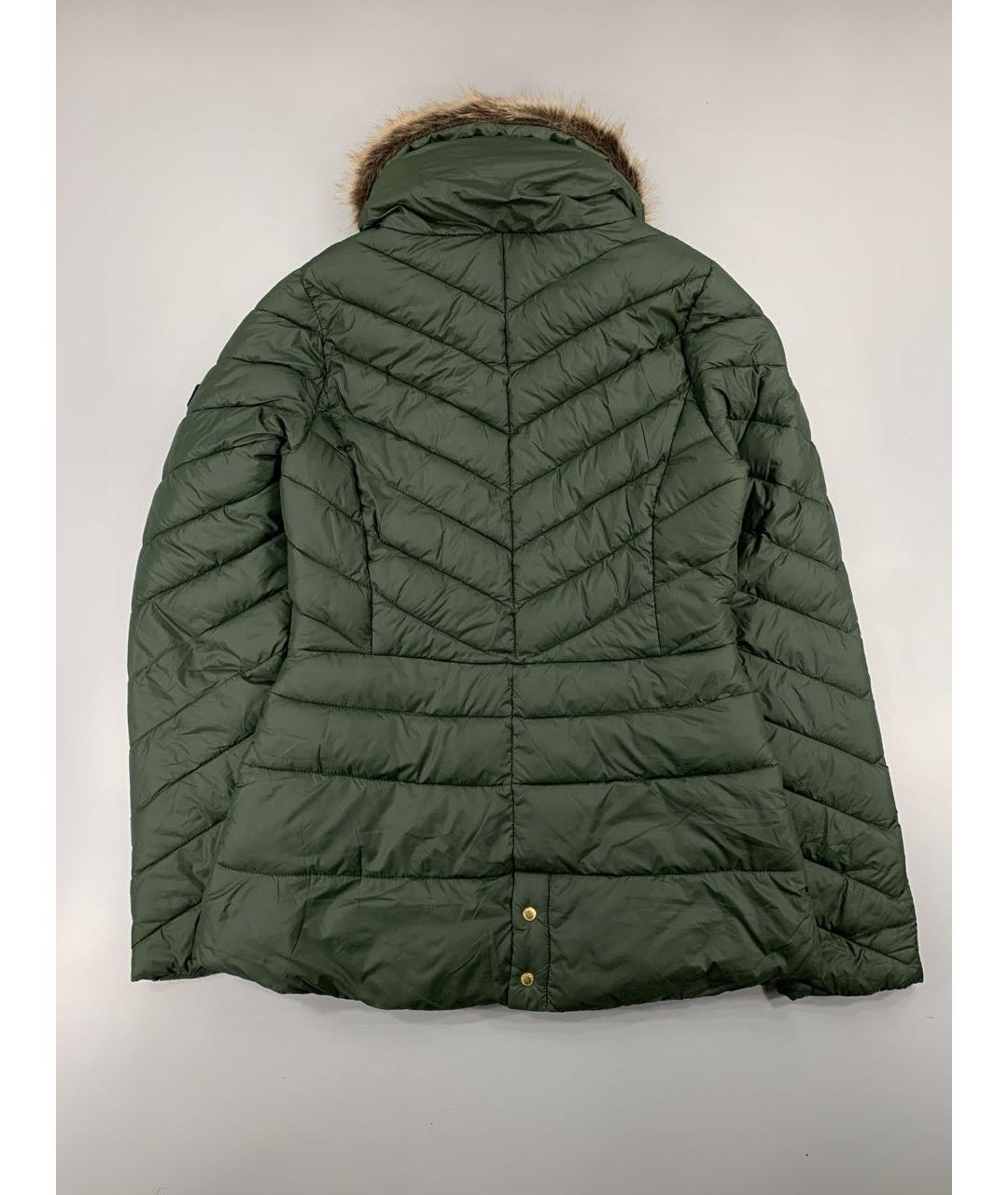 BARBOUR Зеленая полиамидовая куртка, фото 6