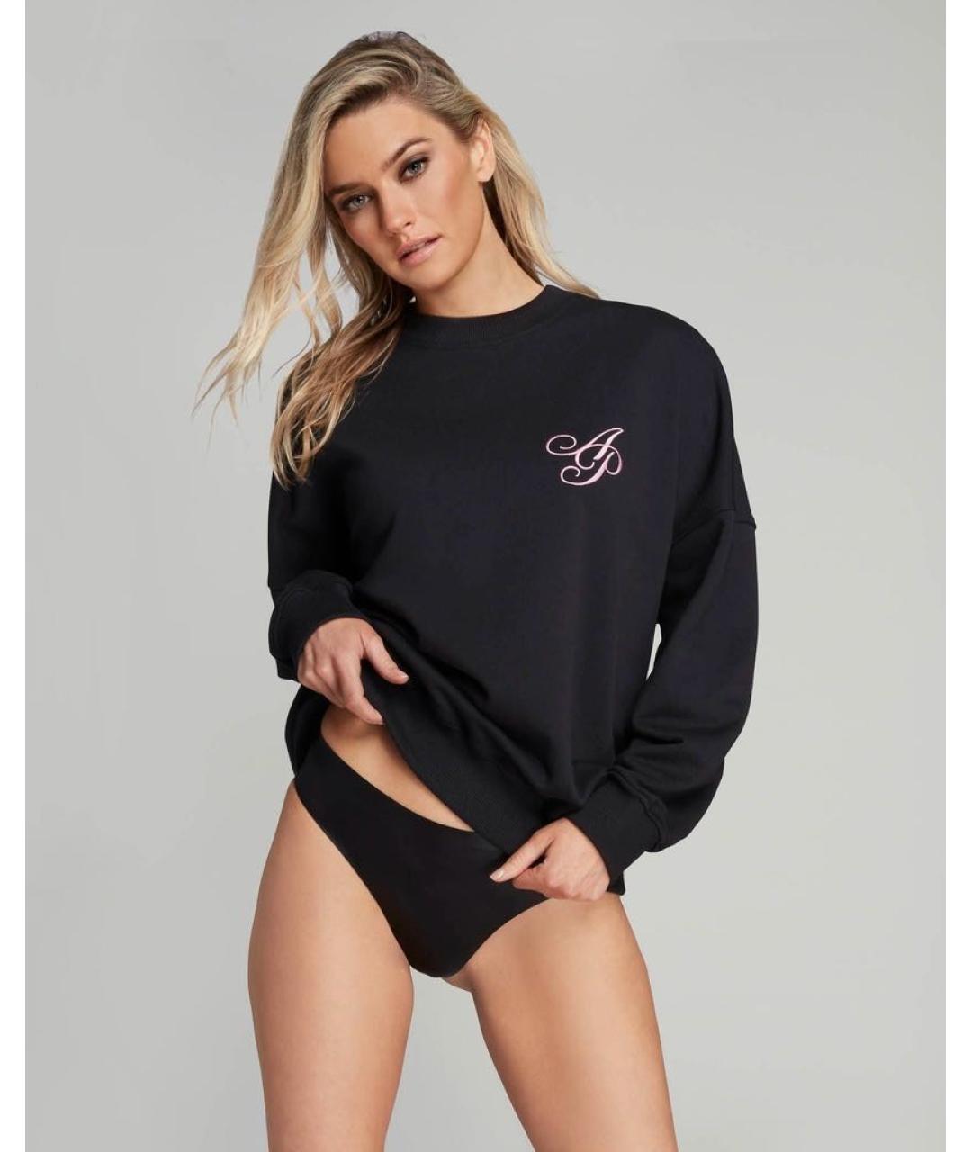 AGENT PROVOCATEUR Черный хлопковый джемпер / свитер, фото 3