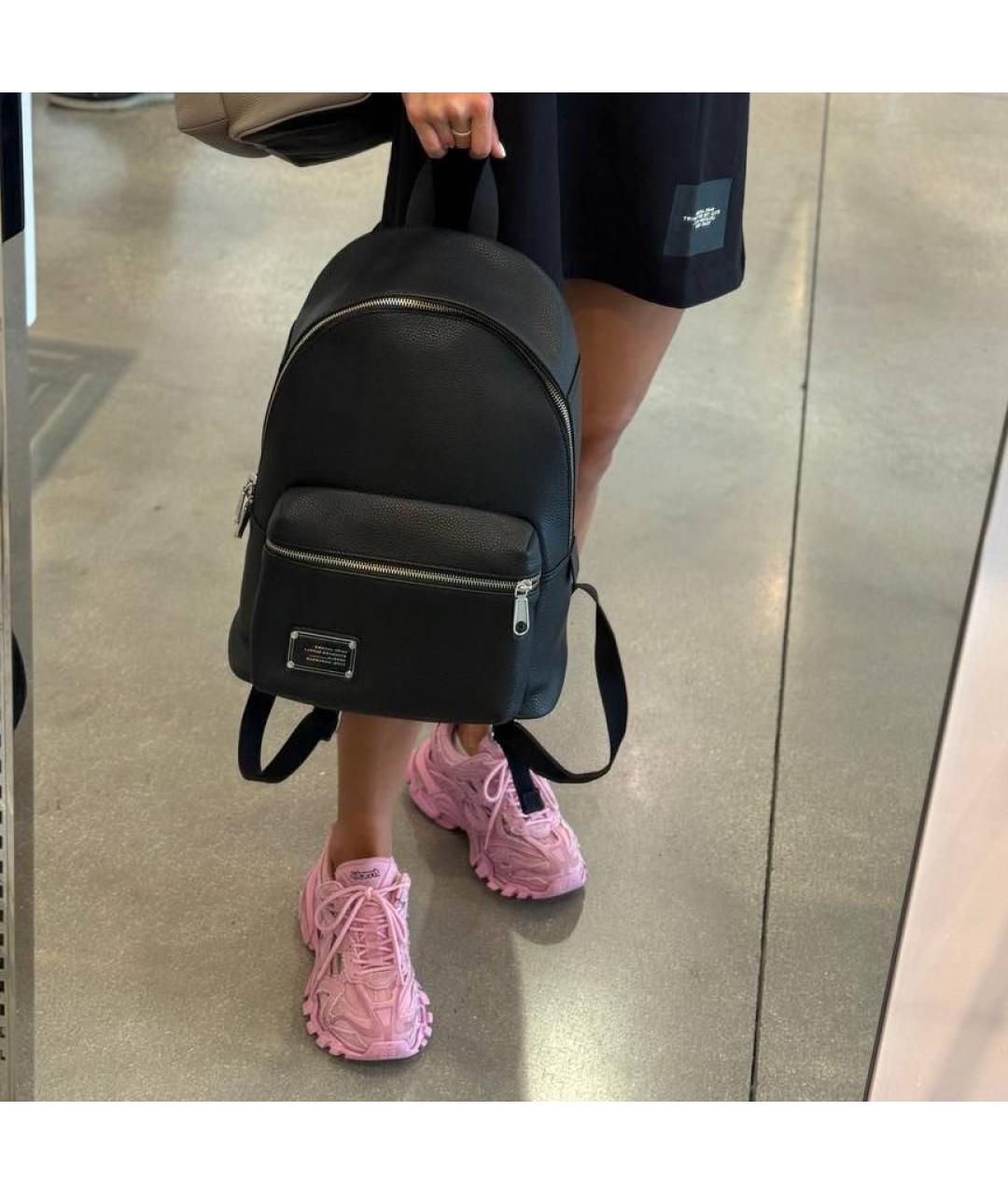 MARC JACOBS Черный кожаный рюкзак, фото 2