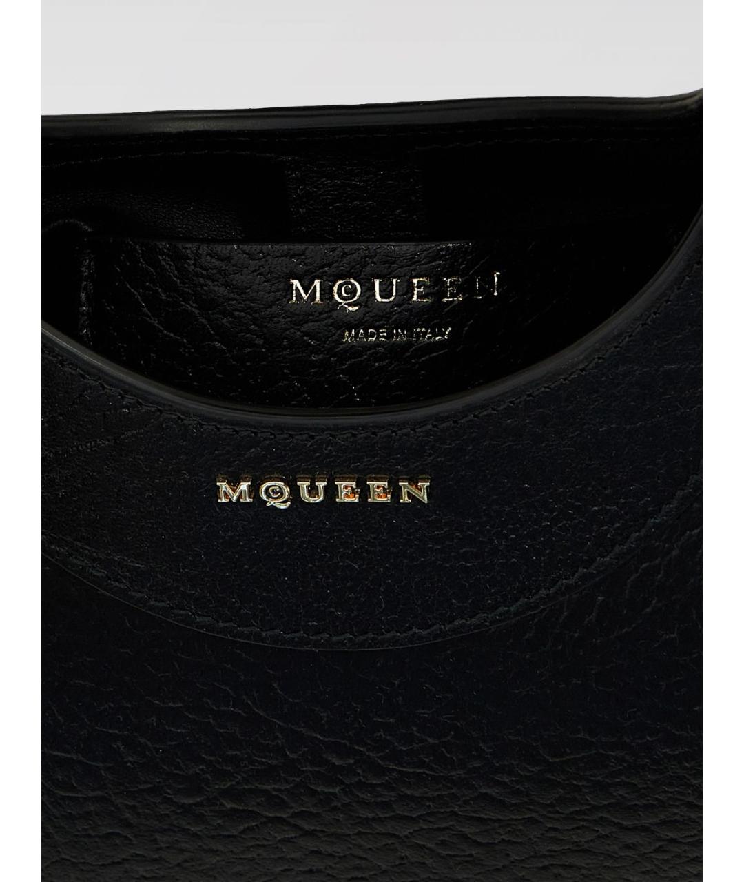 ALEXANDER MCQUEEN Черная сумка через плечо, фото 4