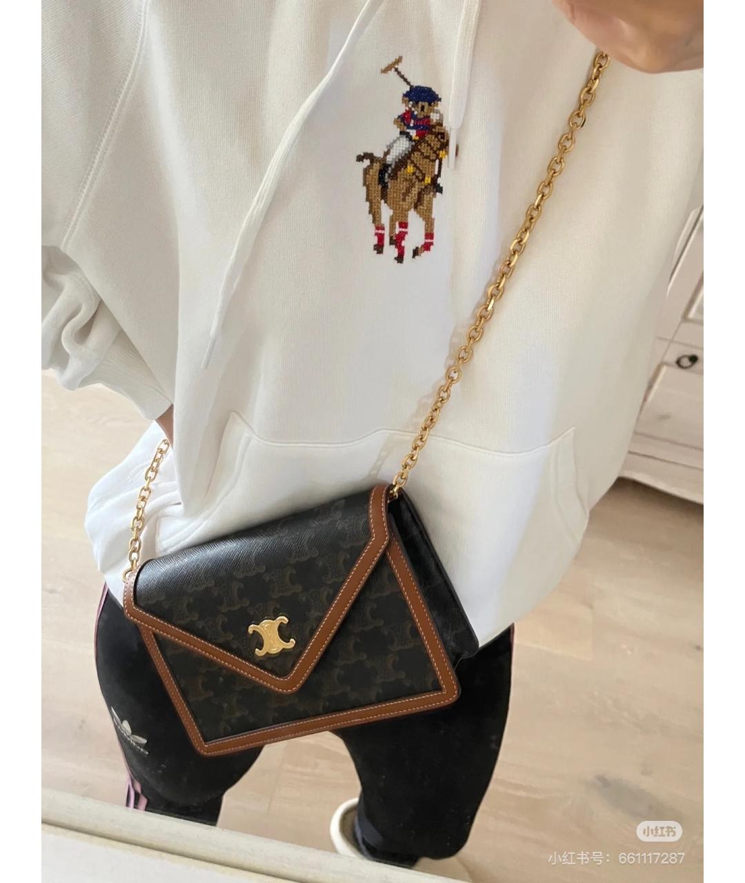 CELINE Сумка через плечо из искусственной кожи, фото 6