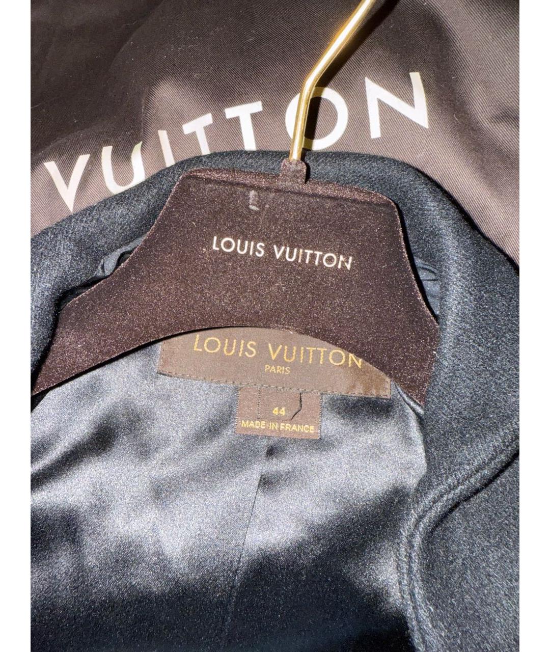 LOUIS VUITTON Черный шерстяной жакет/пиджак, фото 3