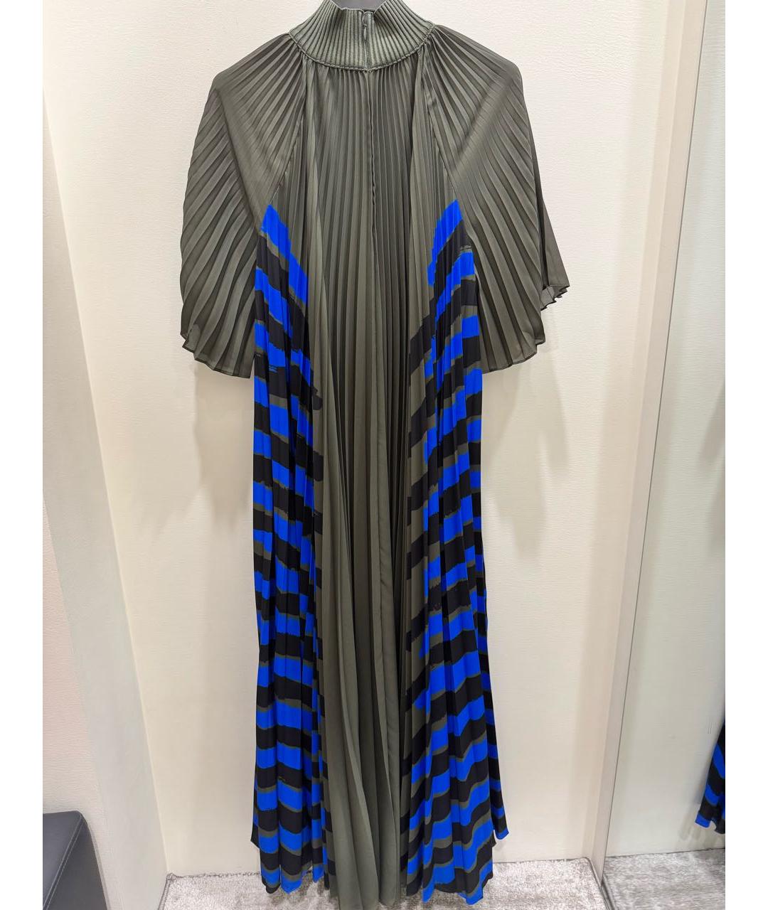 PROENZA SCHOULER Хаки полиэстеровое коктейльное платье, фото 2