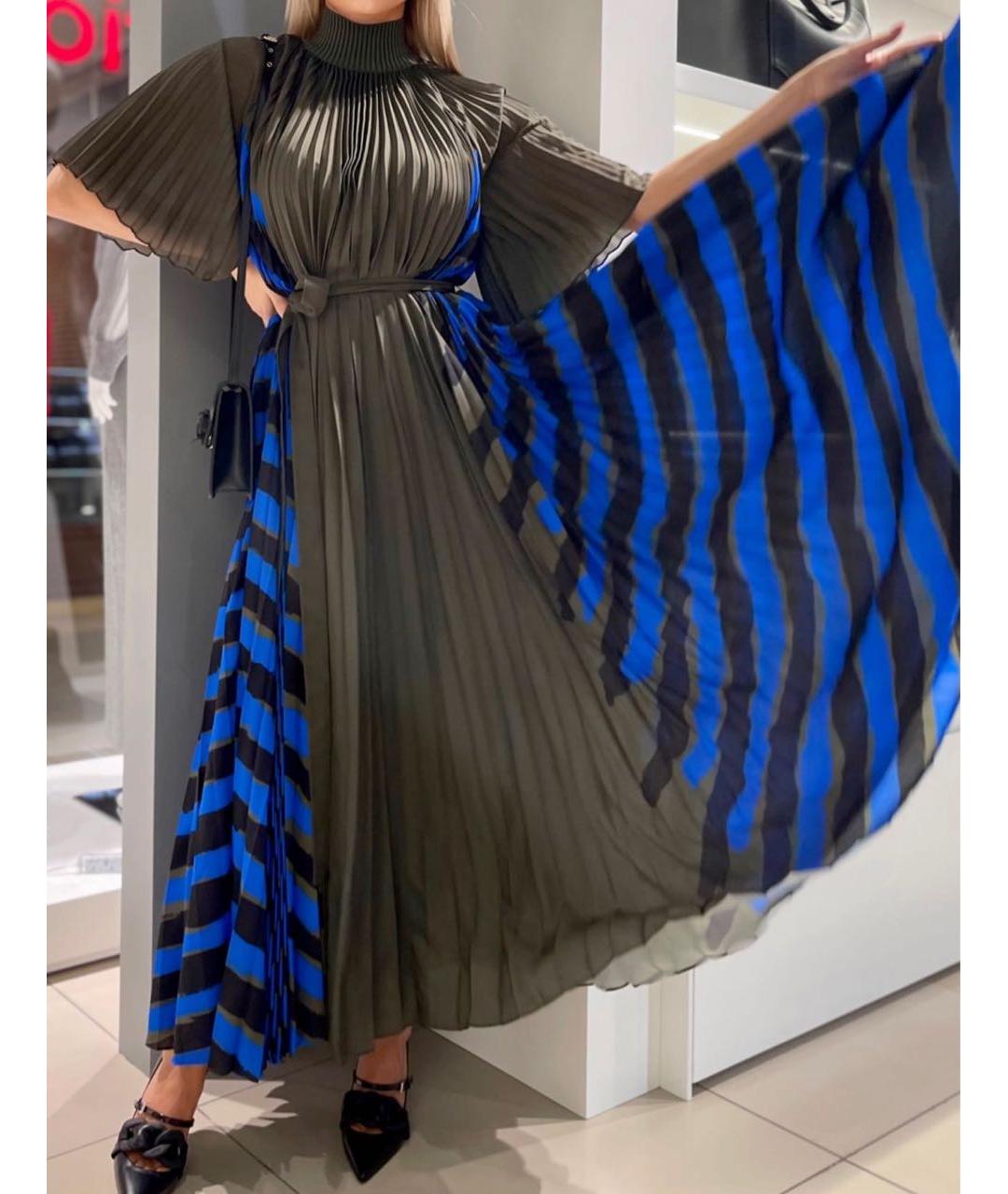 PROENZA SCHOULER Хаки полиэстеровое коктейльное платье, фото 6