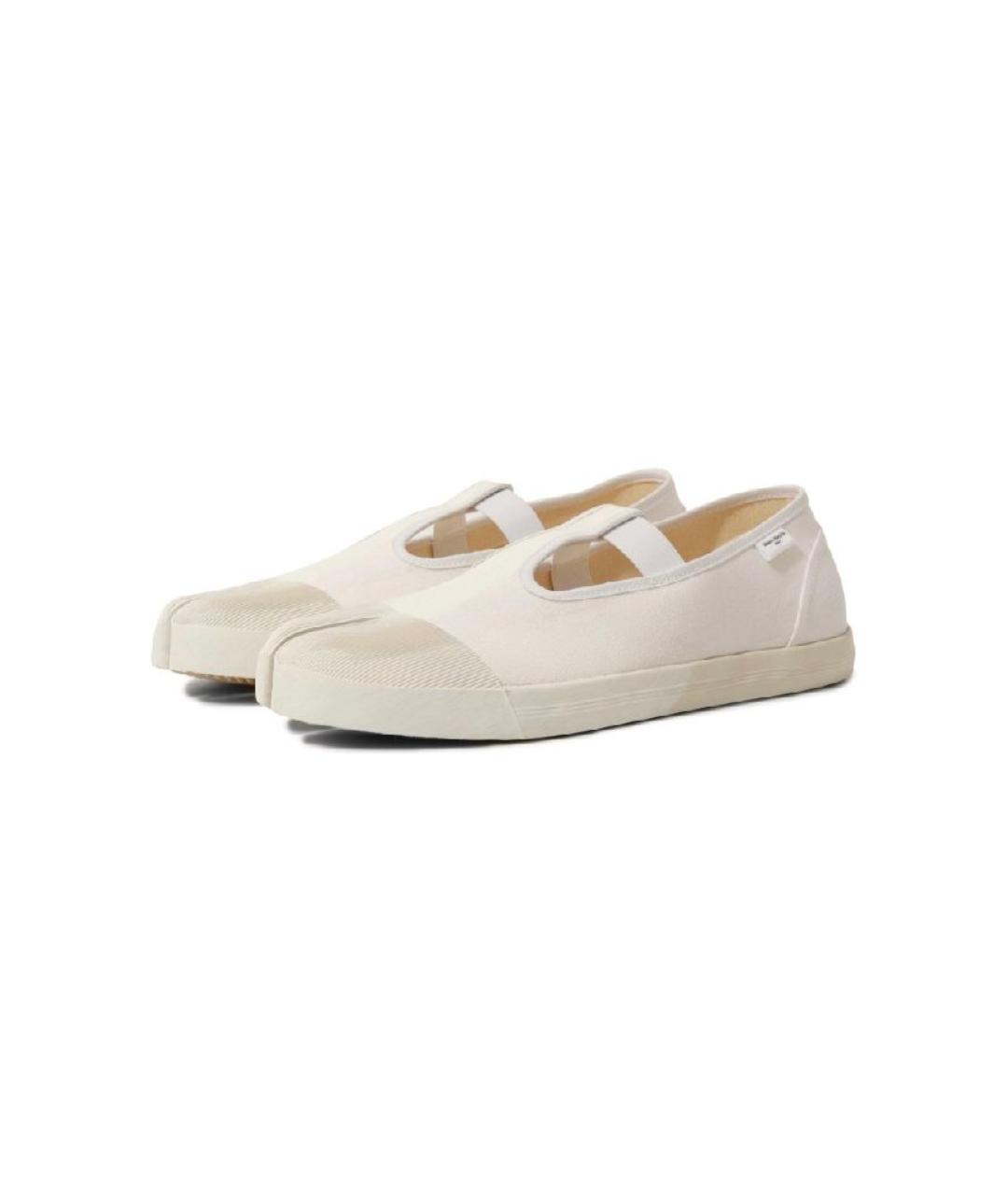 MM6 MAISON MARGIELA Белые текстильные туфли, фото 9