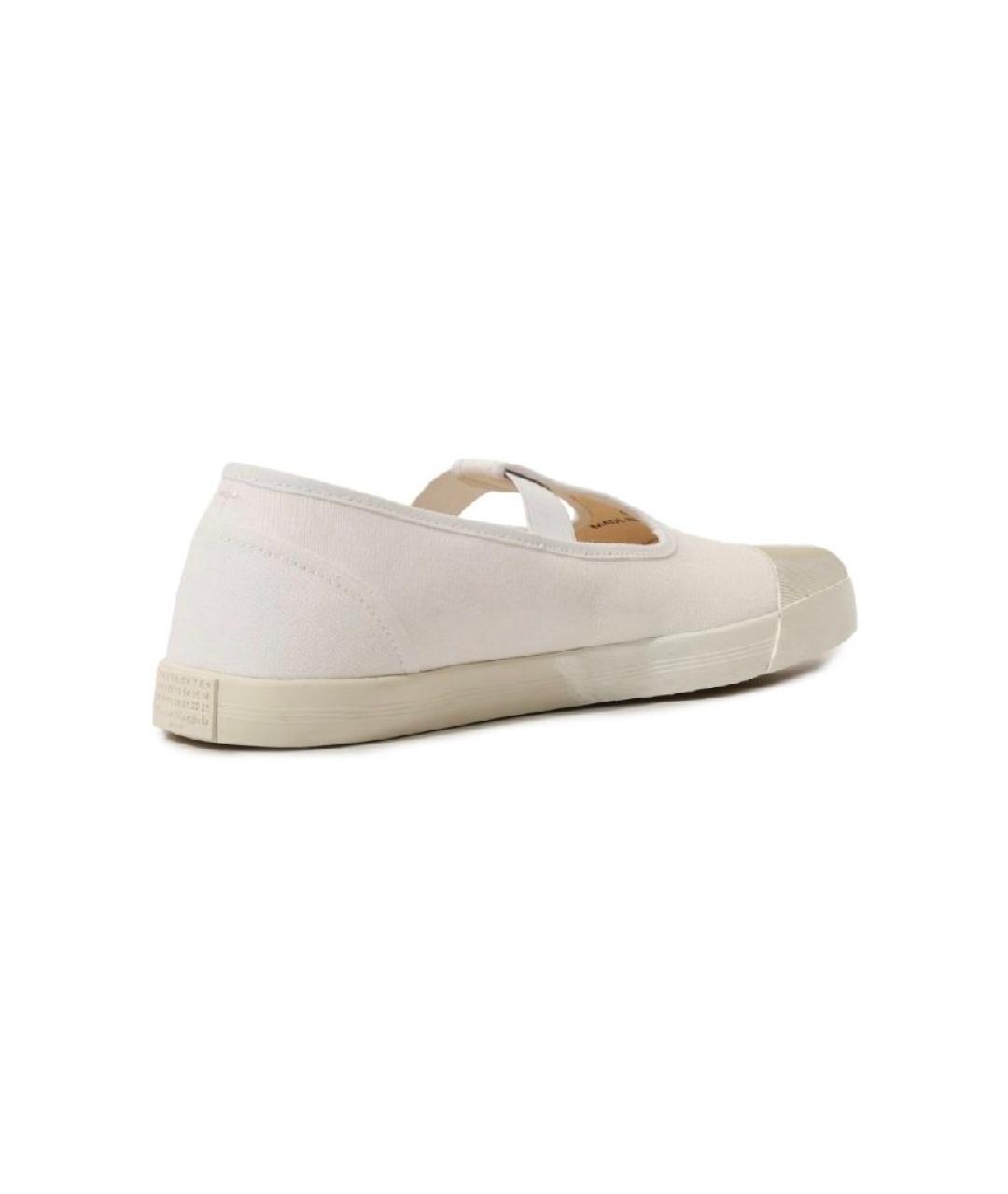 MM6 MAISON MARGIELA Белые текстильные туфли, фото 3