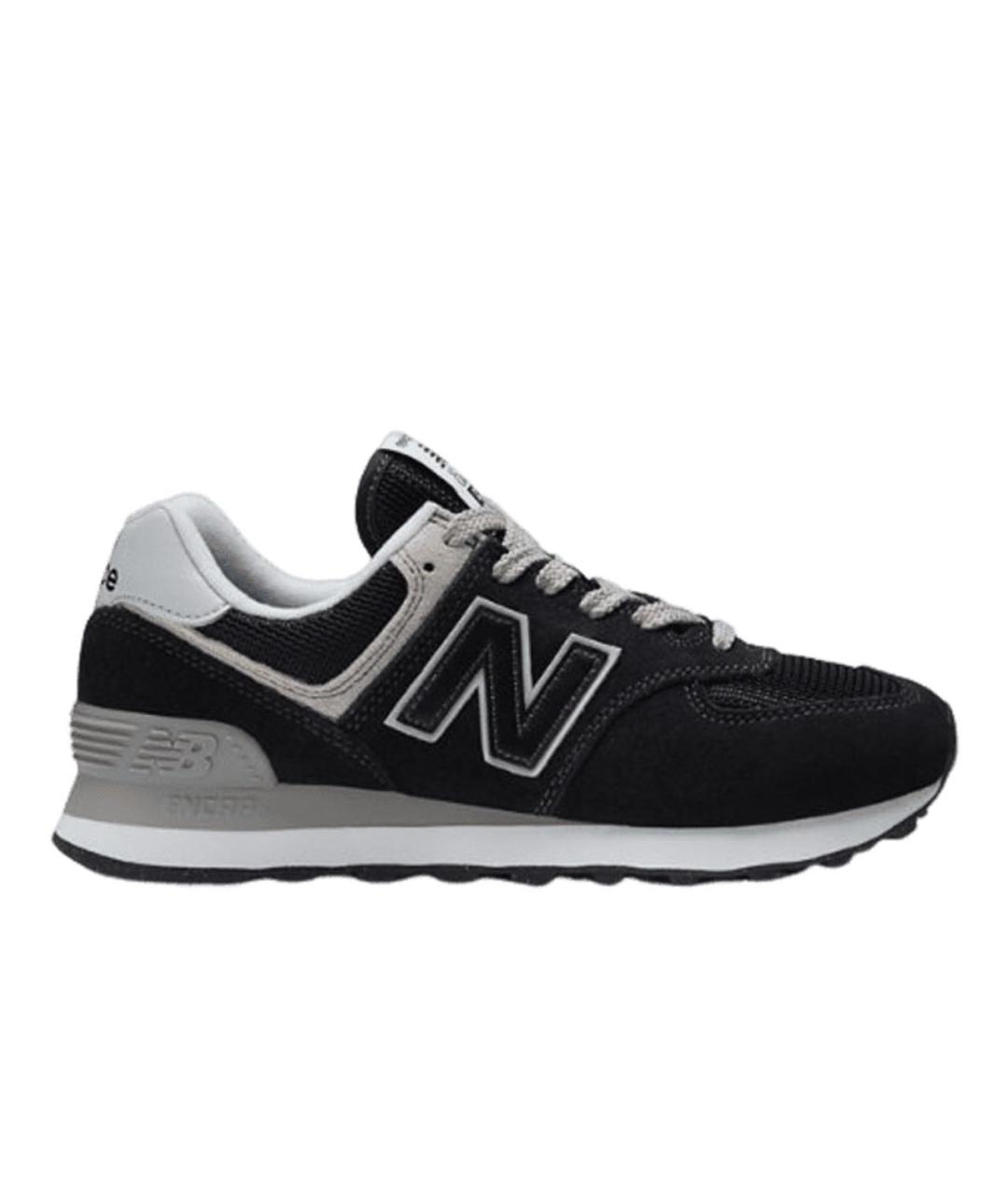 NEW BALANCE Черные замшевые кроссовки, фото 1