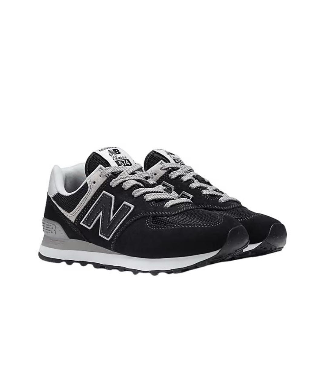 NEW BALANCE Черные замшевые кроссовки, фото 4