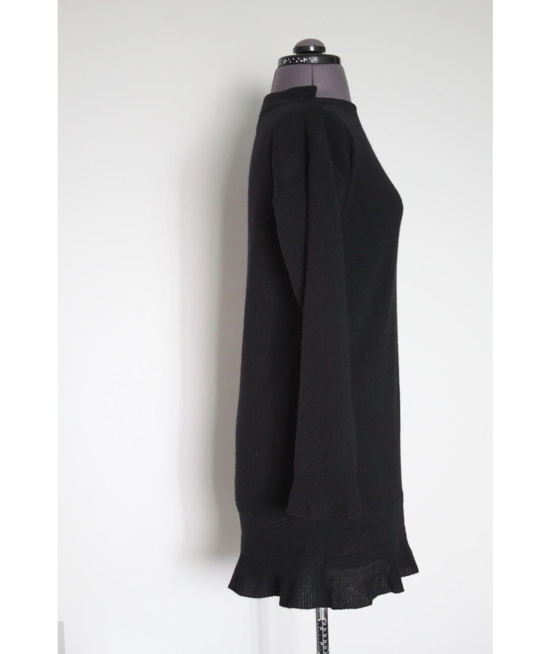 SAINT LAURENT Черное шерстяное повседневное платье, фото 5