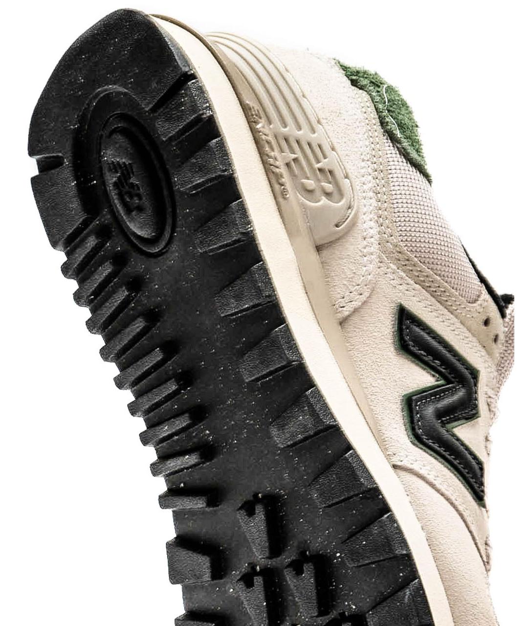 NEW BALANCE Белые замшевые кроссовки, фото 6