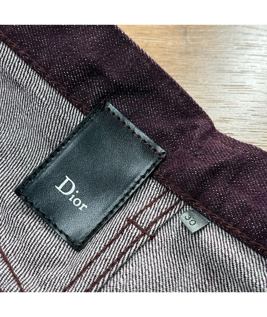 CHRISTIAN DIOR Черные хлопковые джинсы скинни, фото 6