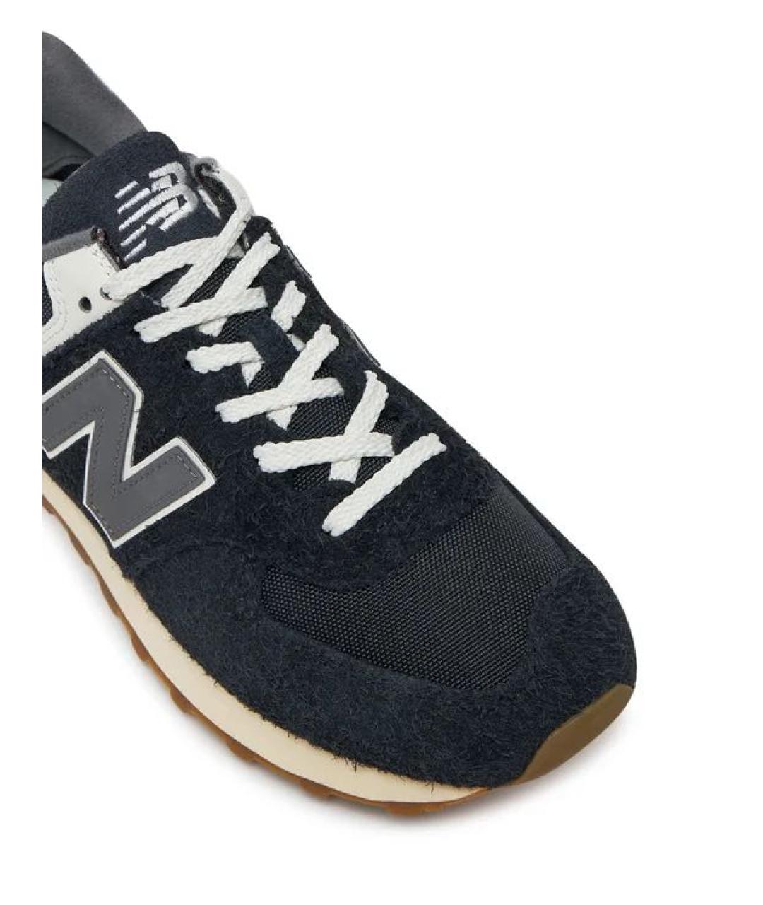 NEW BALANCE Черные замшевые кроссовки, фото 5