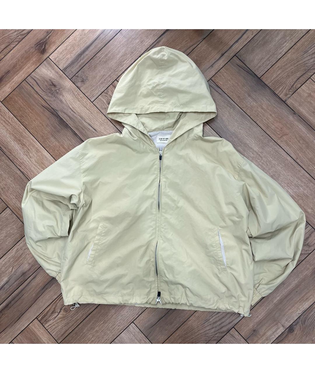 FEAR OF GOD Бежевая полиамидовая куртка, фото 8