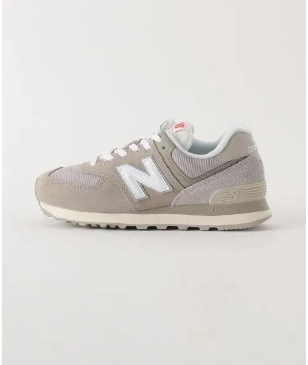 NEW BALANCE Коричневые замшевые кроссовки, фото 2
