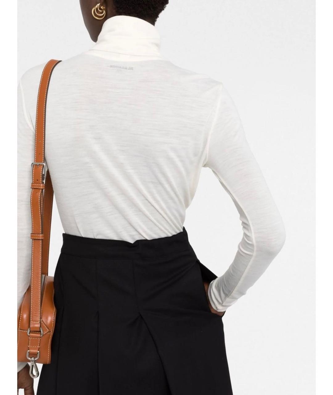 JIL SANDER Белая водолазка, фото 4
