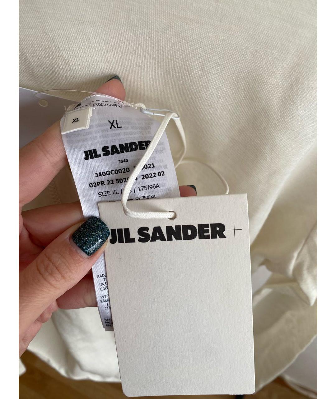 JIL SANDER Белая водолазка, фото 6