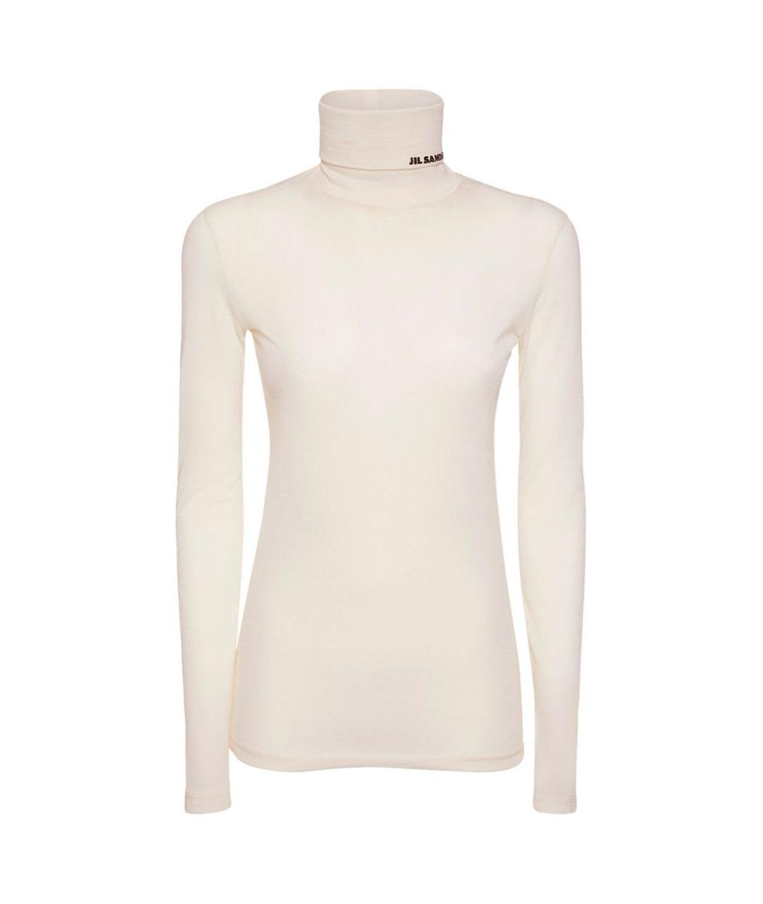 JIL SANDER Белая водолазка, фото 1