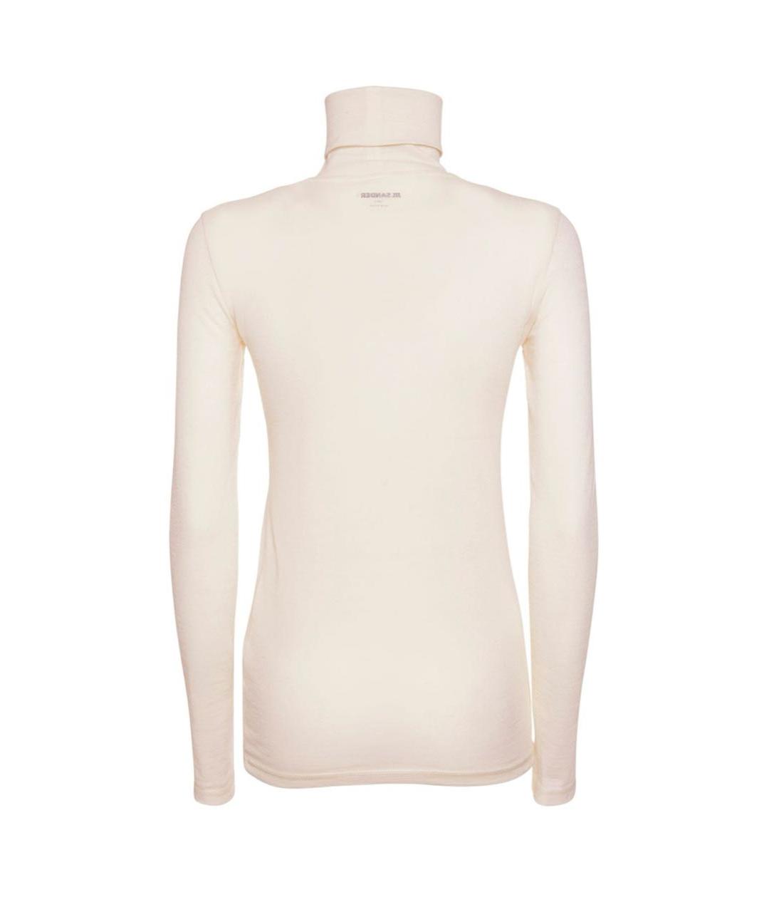 JIL SANDER Белая водолазка, фото 2