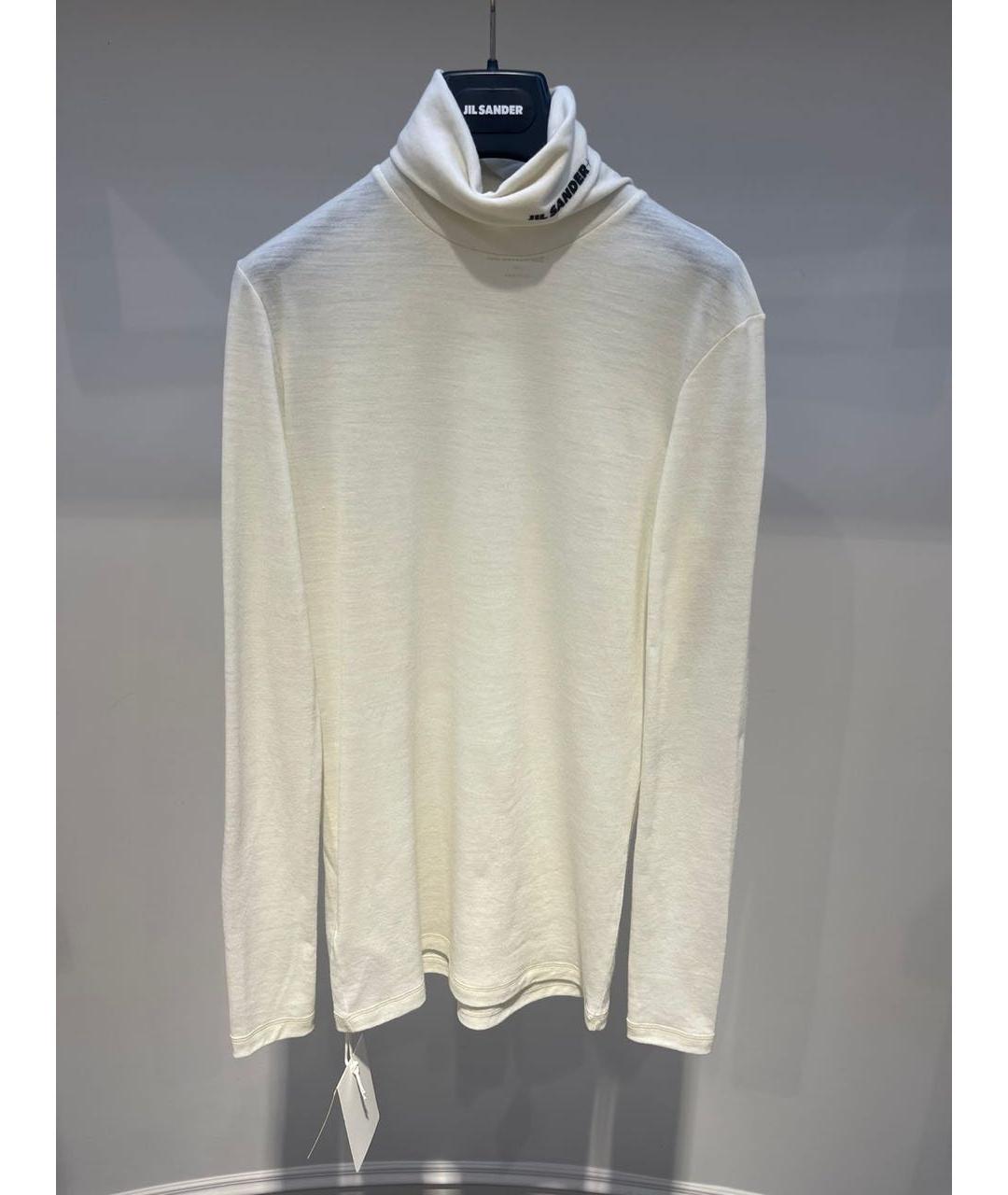 JIL SANDER Белая водолазка, фото 5