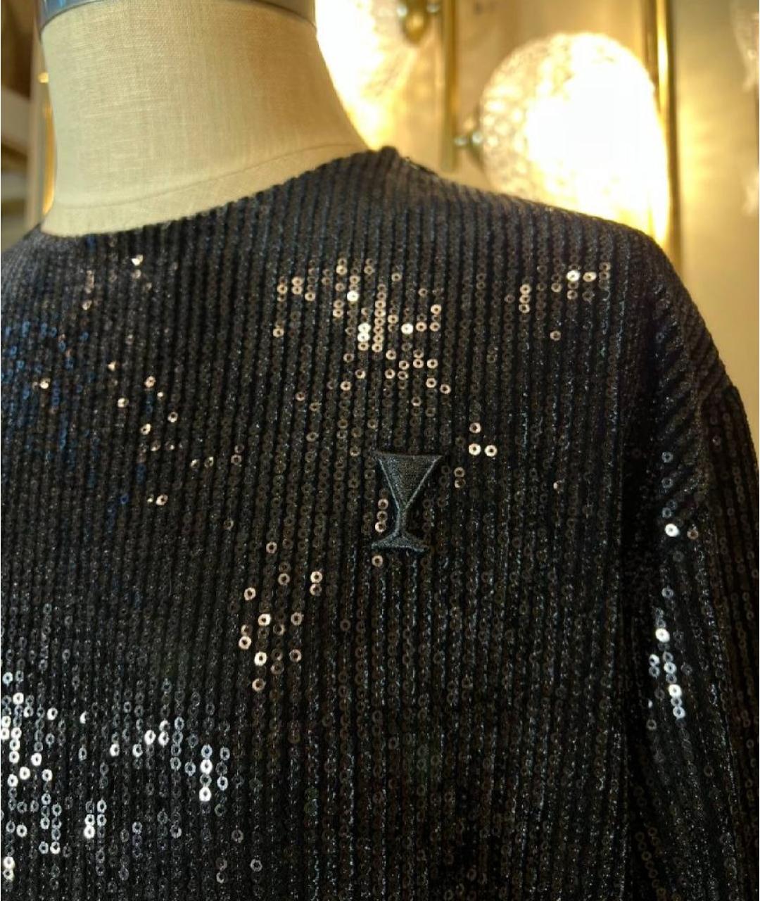 ALEXANDER TEREKHOV Черное полиэстеровое коктейльное платье, фото 5