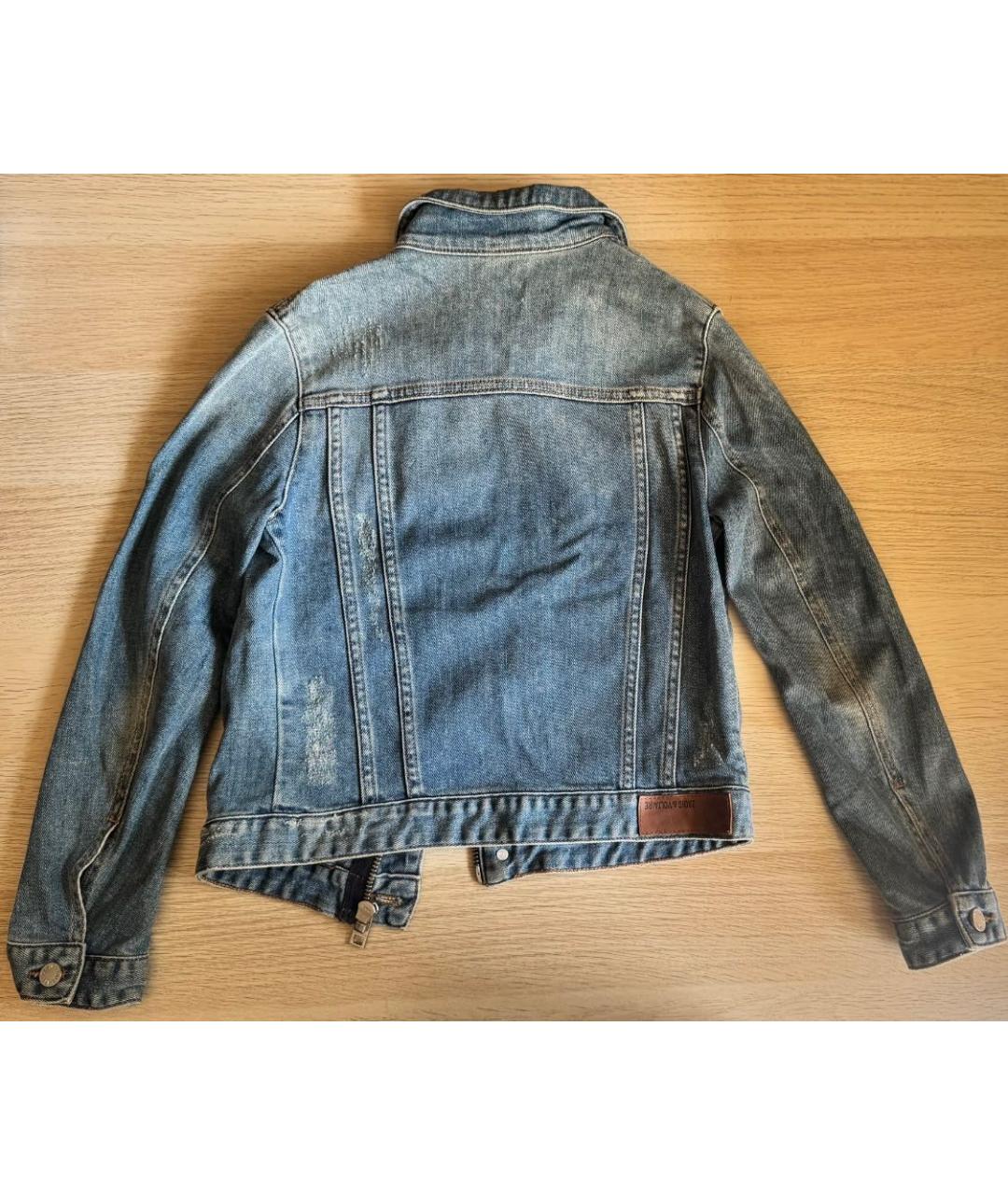 ZADIG & VOLTAIRE Синяя деним куртка, фото 2
