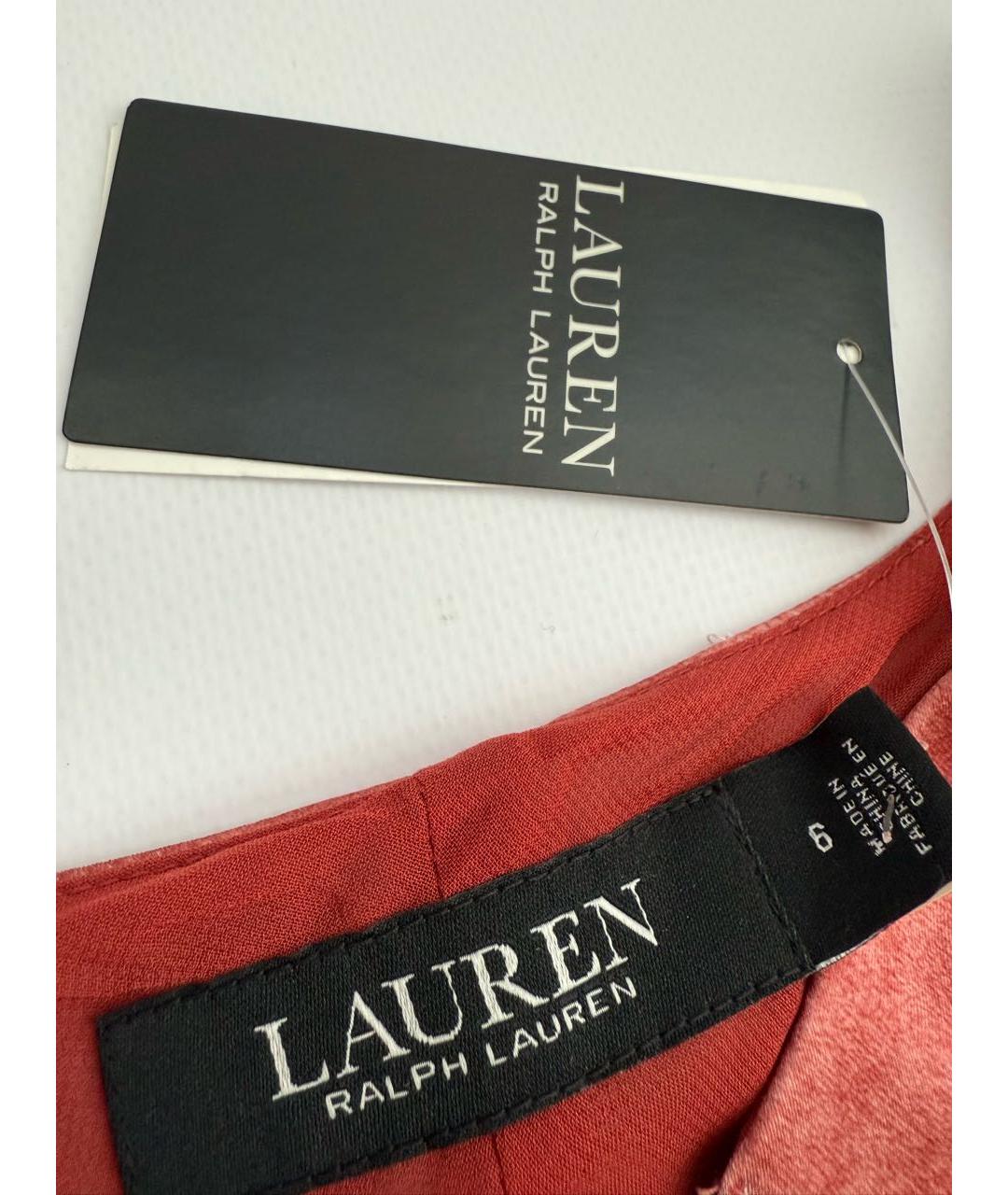 RALPH LAUREN Мульти полиэстеровое повседневное платье, фото 3