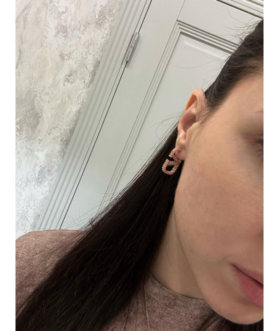 VALENTINO Розовые серьги, фото 4