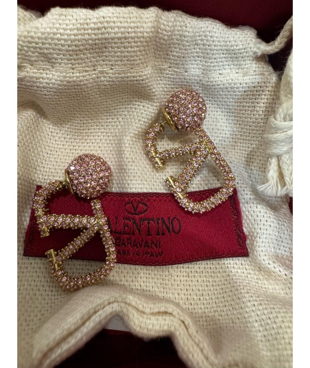 VALENTINO Розовые серьги, фото 3