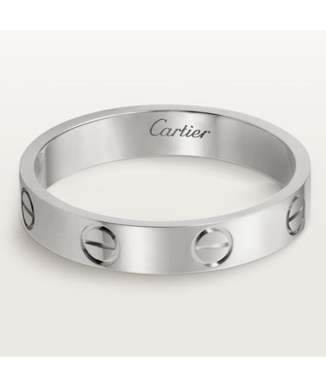 CARTIER Серебряное кольцо из белого золота, фото 2